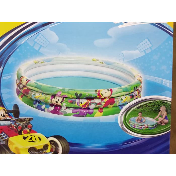 BESTWAY #91007 KOLAM RENANG ANAK MICKEY 140 LITER AIR - BAGUS &amp; MURAH