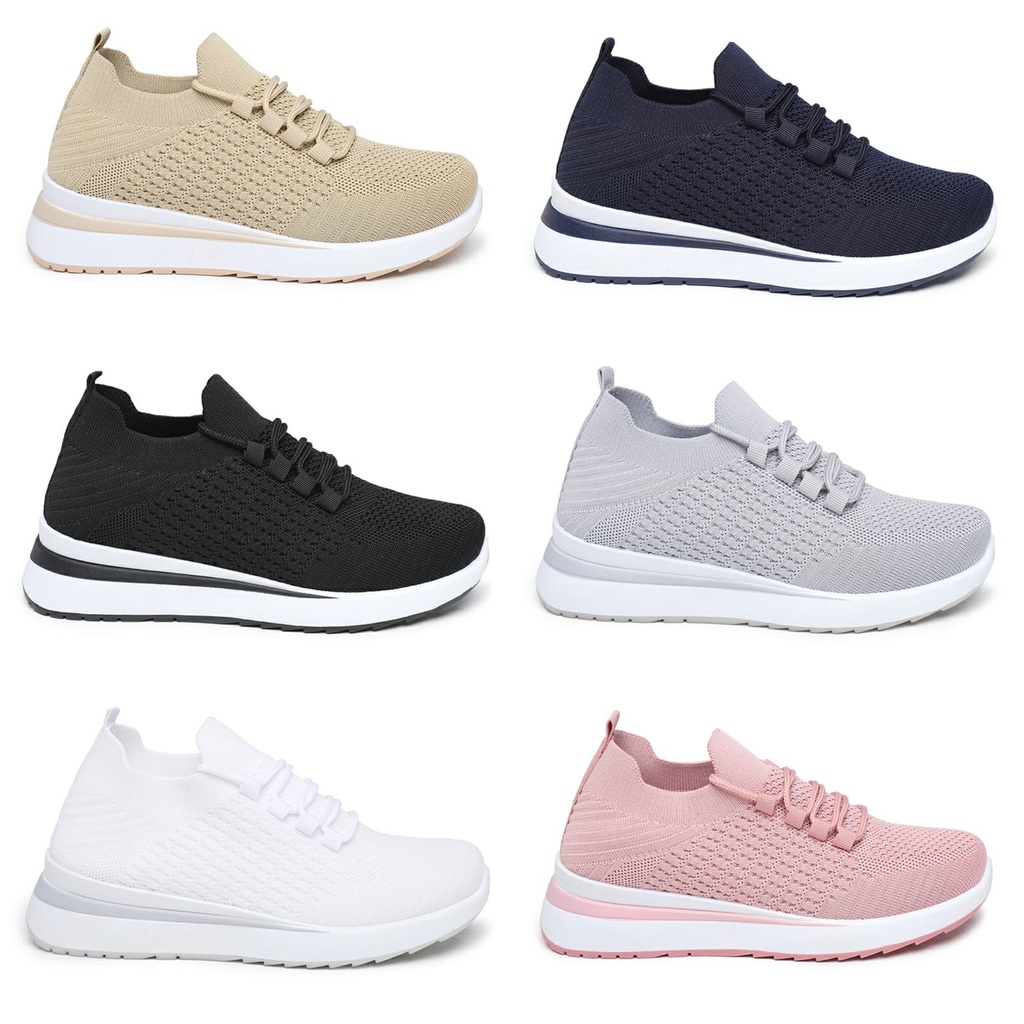 11.11 SALE GA0591 | SEPATU RAJUT WANITA KOREA ASLI IMPORT SPORTY CASUAL FASHION STYLIST BEST QUALITY A2202