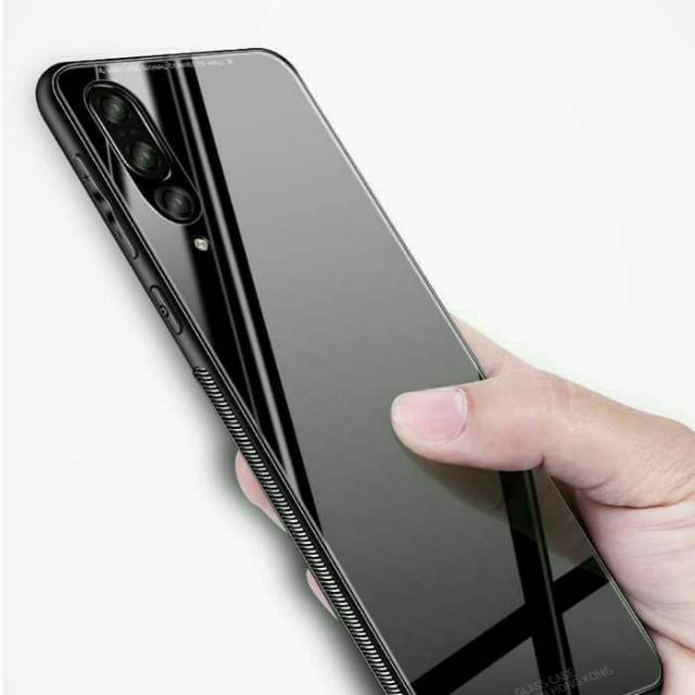 SAMSUNG A50 BACK CASE TEMPERED GLASS CASE GLASS SAMSUNG A50