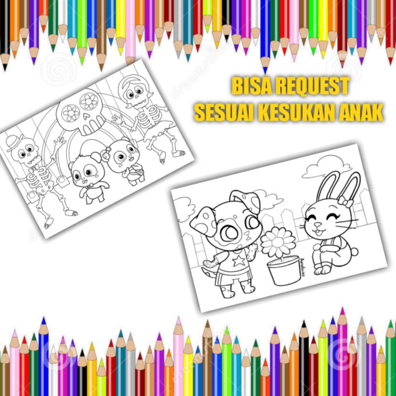 

BUKU GAMBAR, anak-anak bisa request gambar apa yang anak kita suka