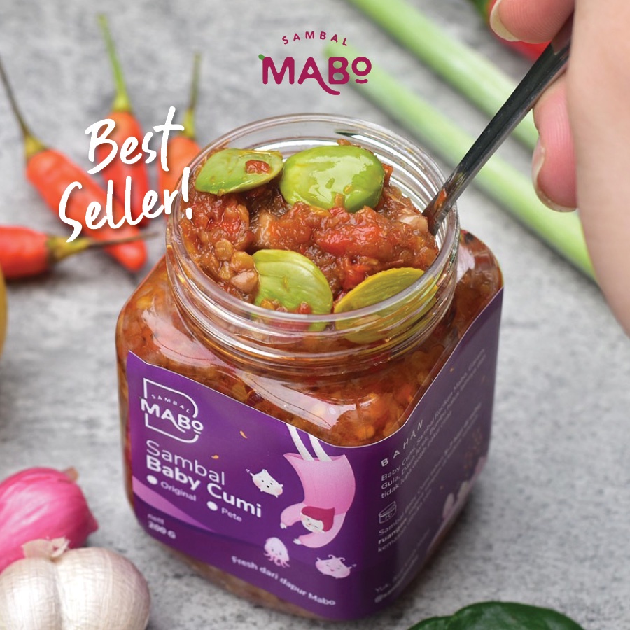 

Sambal Baby Cumi / Sambal Cumi Pete / Sambal Enak [FULL CUMI, TIDAK BERMINYAK] by Sambal Mabo