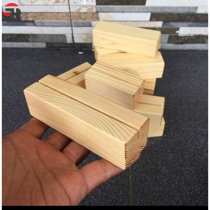 

price tag holder kayu 8cm 10cm 12cm 15cm stand dudukan akrilik