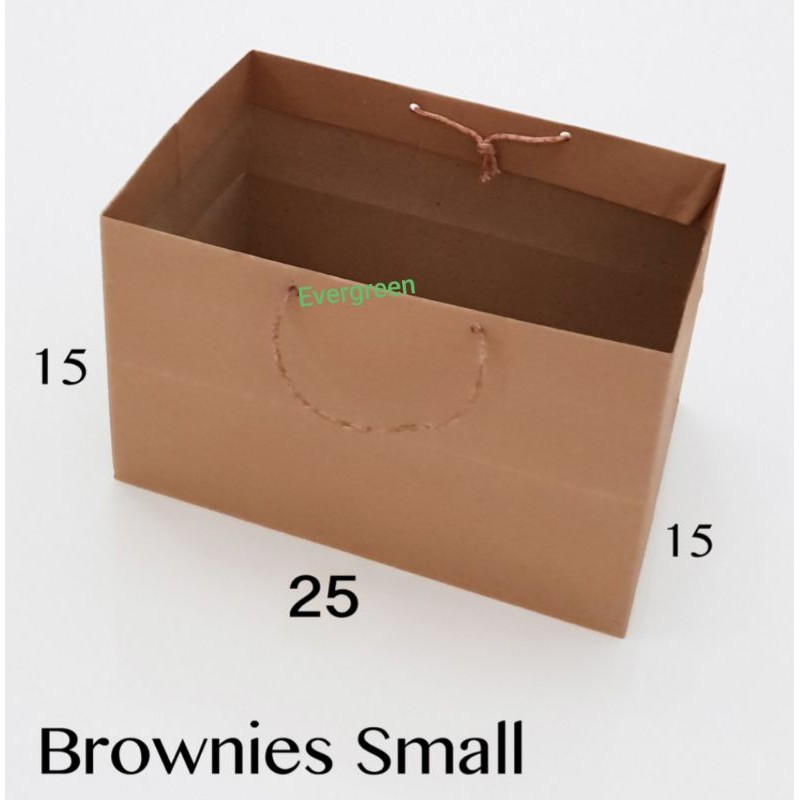 

Paperbag Brownies 25x15x15 | Tas kertas Brownies
