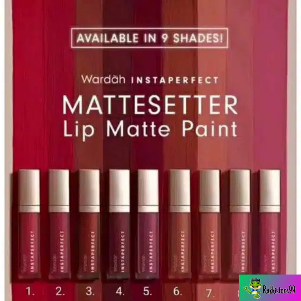 ❣️Rakkistore99❣️Wardah Instaperfect Mattesetter Lip Matte Paint 5.5g (100% Original)