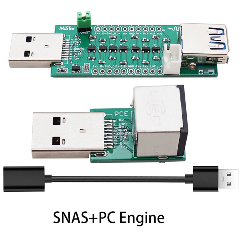 Btsg Papan Extender Konverter Controller USB 3.0 Manual Untuk DE10-Nano Board Aksesoris Untuk SNAC Handle