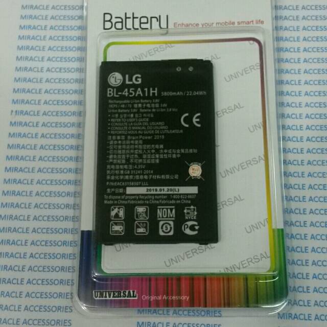 Baterai LG K10▪BL-45A1H