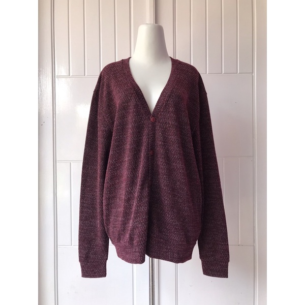 Atasan Rajut Vest Long Outer Cardigan Rajut Jumbo Premium Second Thrift-11. Lmbut 110-130/70