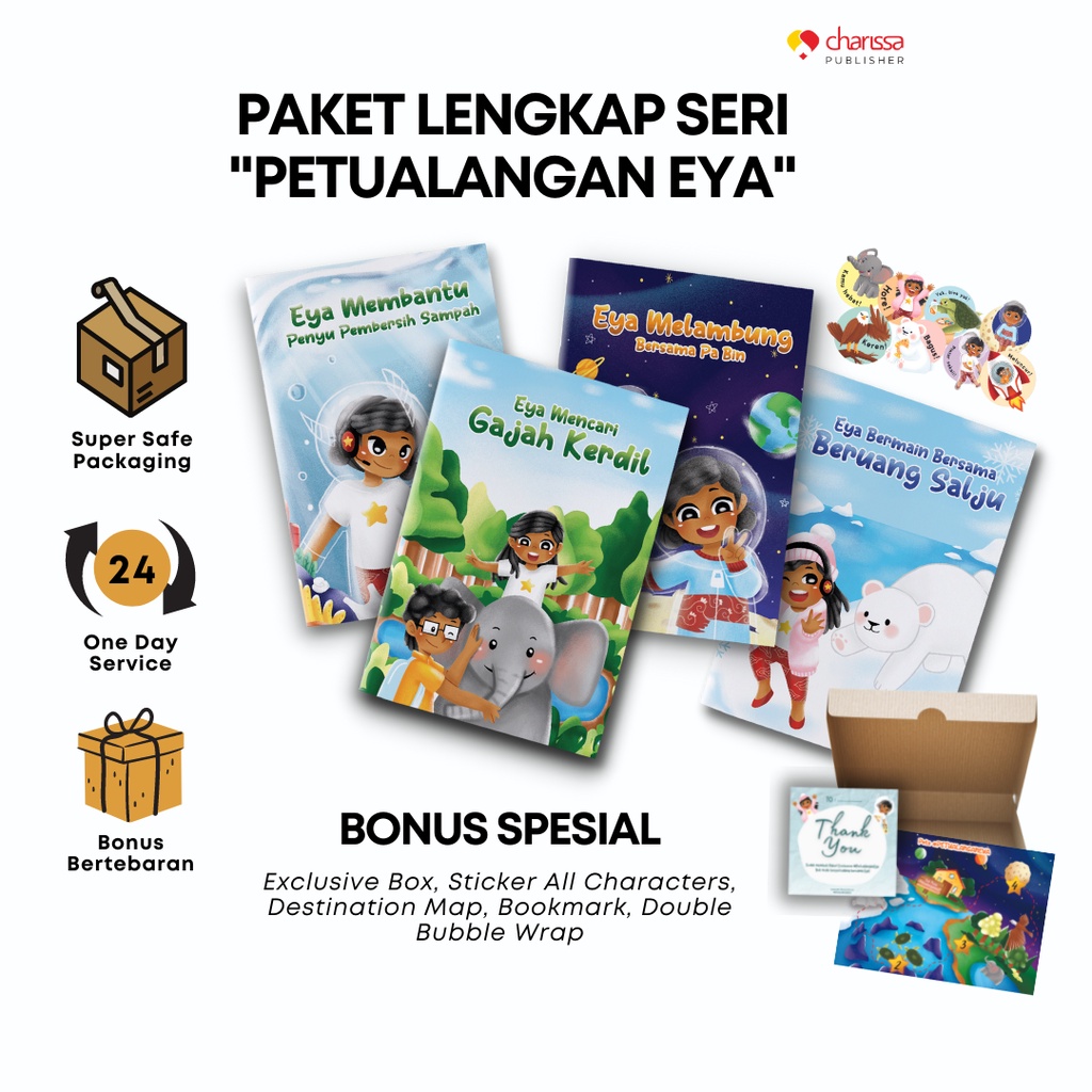 Charissa Publisher - Buku Cerita Anak : Seri Petualangan Eya