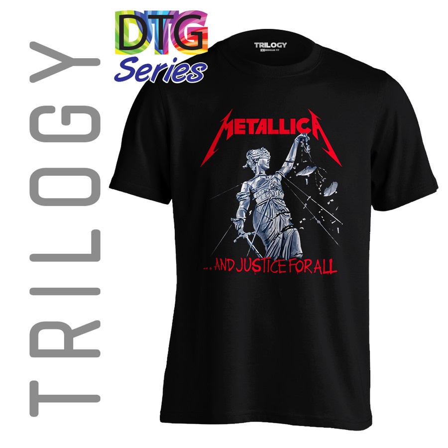 TRILOGY DTG 0723 - METALLICA AND JUSTICE FOR ALL - Kaos Premium - Band