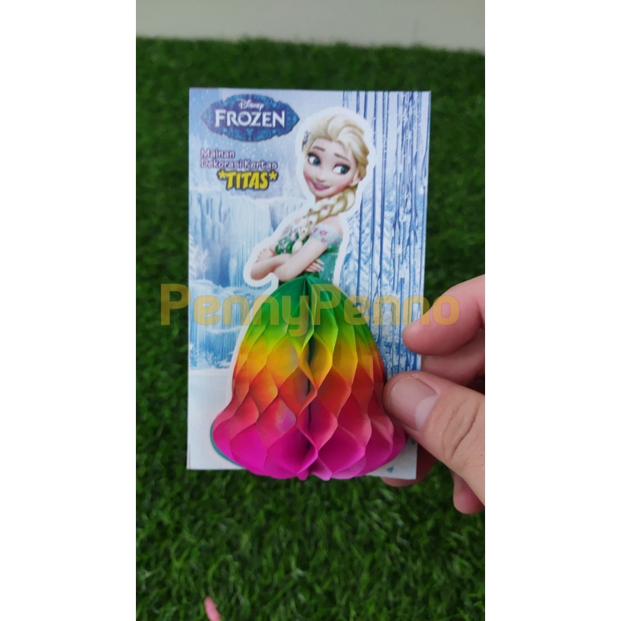 Mainan Anak Perempuan Dekorasi Diy Kertas Titas Gaun Frozen, Princess, LOL, dll