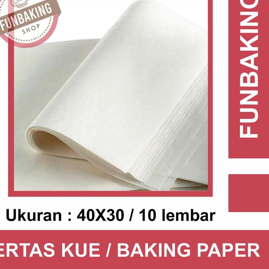 

IEJ FunBaking - Kertas Roti Baking paper 40x30 10 lembar Buruan Beliー