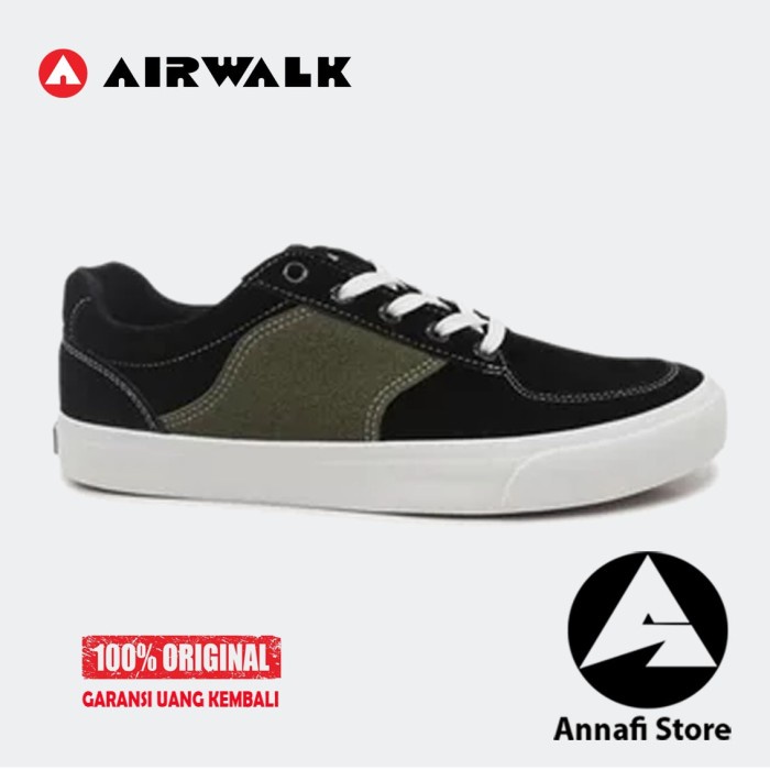 JUAL SEPATU SNEAKER PRIA AIRWALK NEAL AIWY21F0703B - BLACK