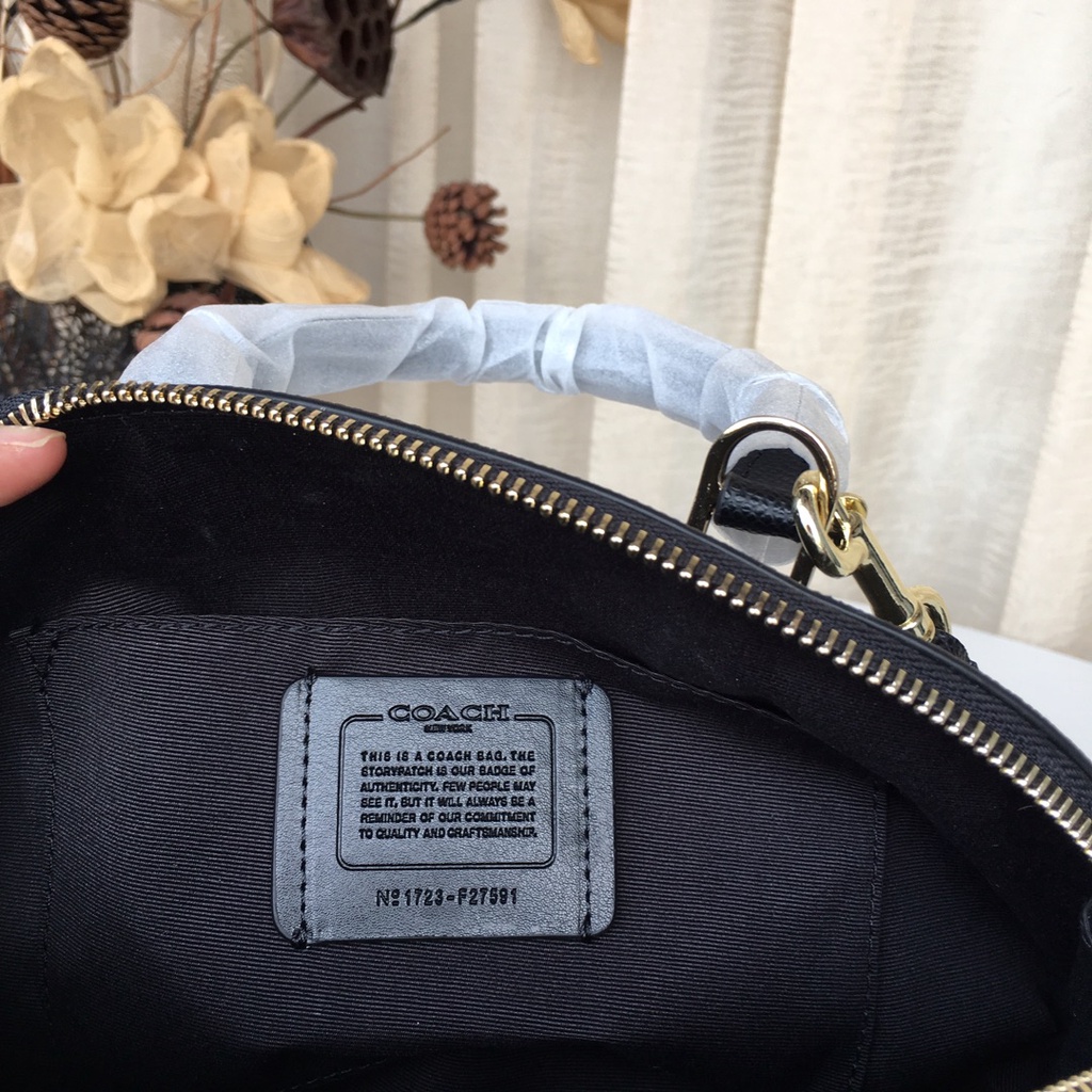 27591 coach women shoulder bag Inclined shoulder bag handbag  bkb