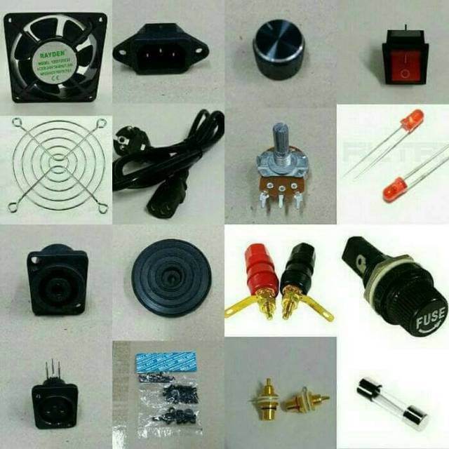 Aksesoris Box power amplifier BELL M-919 Fan AC