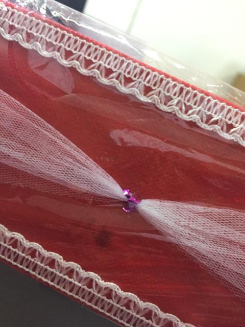 Kotak Hantaran Seserahan Kawin Box Lamaran Set-3 Tile Merah Pink Ungu Coklat