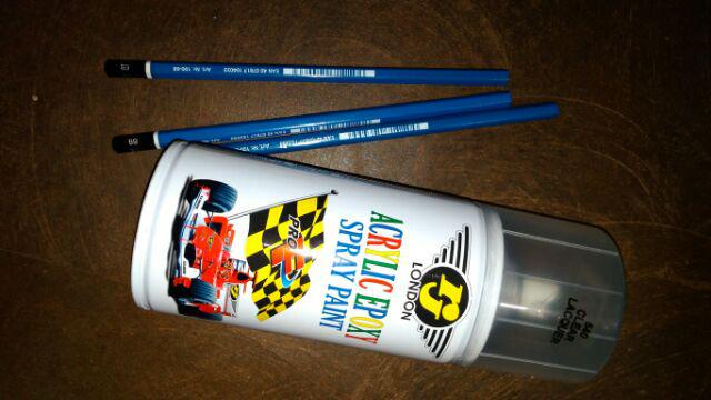 Rj London Acrylic Spray Paint / Cat Pilox