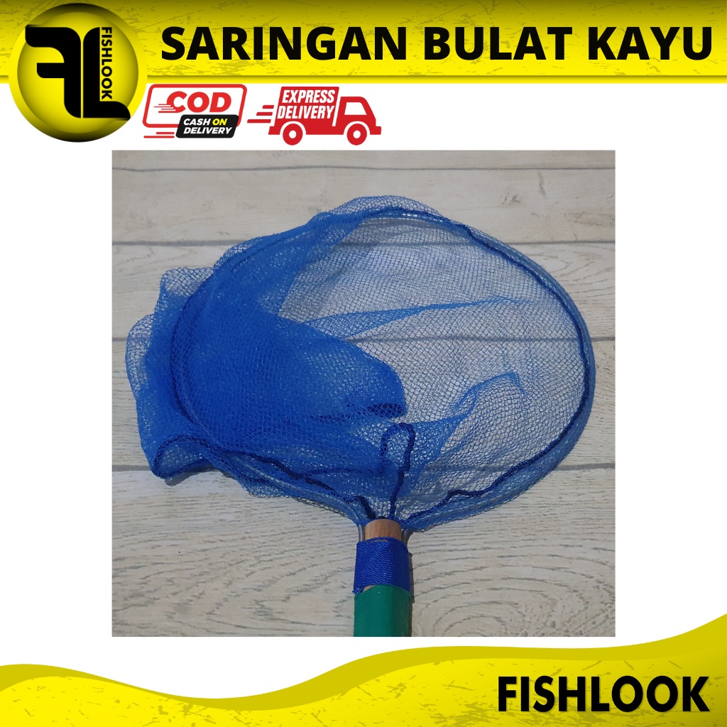 Seser Jumbo Gagang 82 CM Kayu BESAR SARINGAN IKAN KOI IKAN HIAS