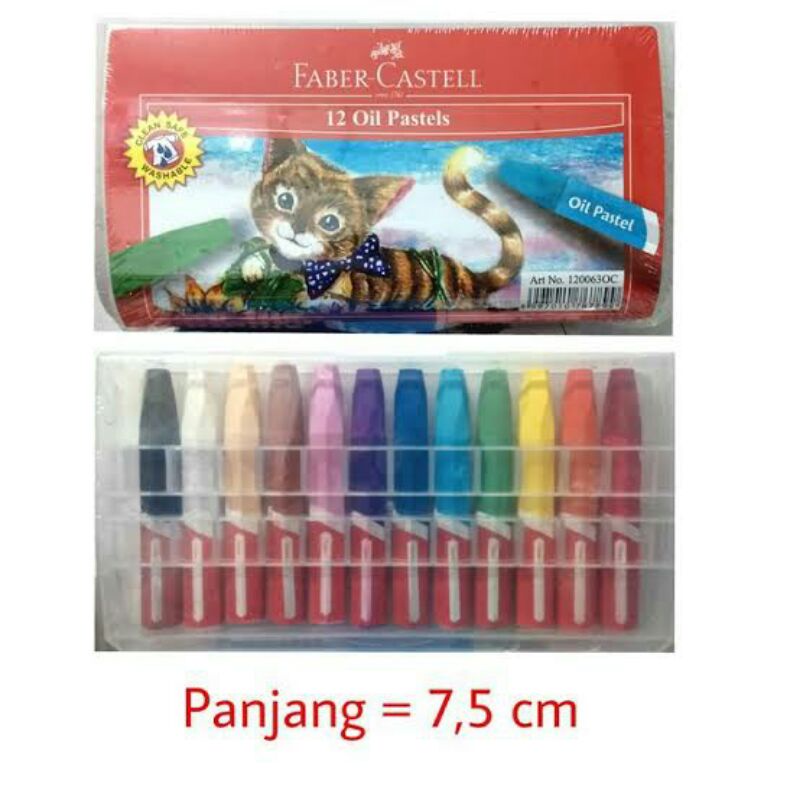 

Crayon Faber Castel 12 Warna(Kemasan ekonomis)