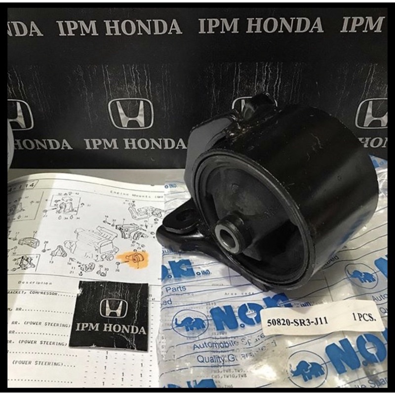 NOK Thailand 50820 SR3 Engine Mounting Dudukan Mesin Kiri Honda Civic Genio Estillo 1992 1993 1994 1995 City Type Z 1996 1997 1998 1999 2000 2001 2002