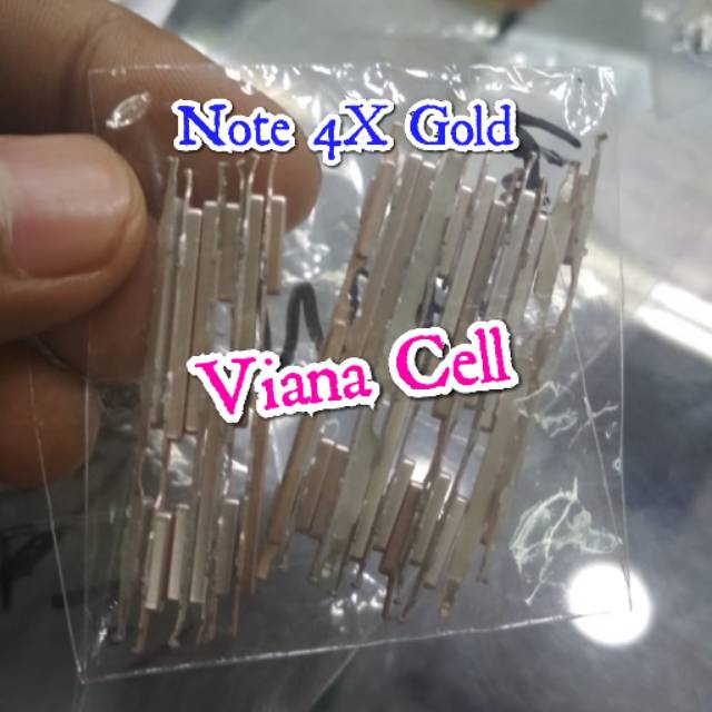 TOMBOL LUAR ON OFF VOLUME HP XIAOMI XIOMI REDMI NOTE 4X ORI GOLD