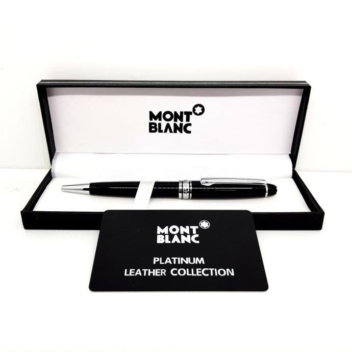 Pen Kerja/Kantor MONTBLANC MEISTERSTUCK MIRROR ORIGINAL - silver, ballpoint