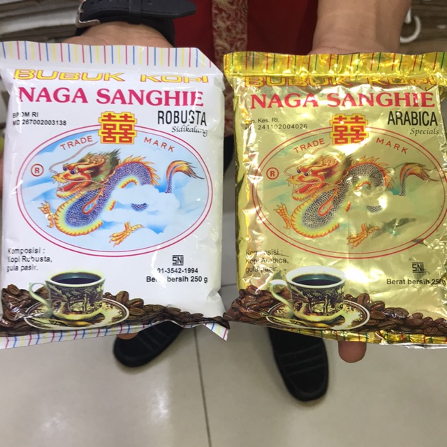 

Kopi naga sanghie robusta sidikalang dan arabica special...