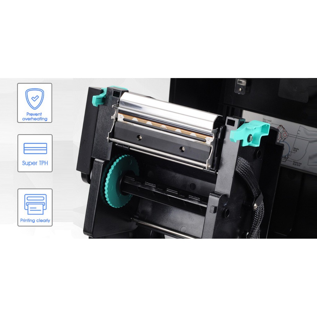 Xprinter XP-TT426B Thermal Transfer / Thermal Direct Printer Barcode Label USB + Bluetooth [110mm]