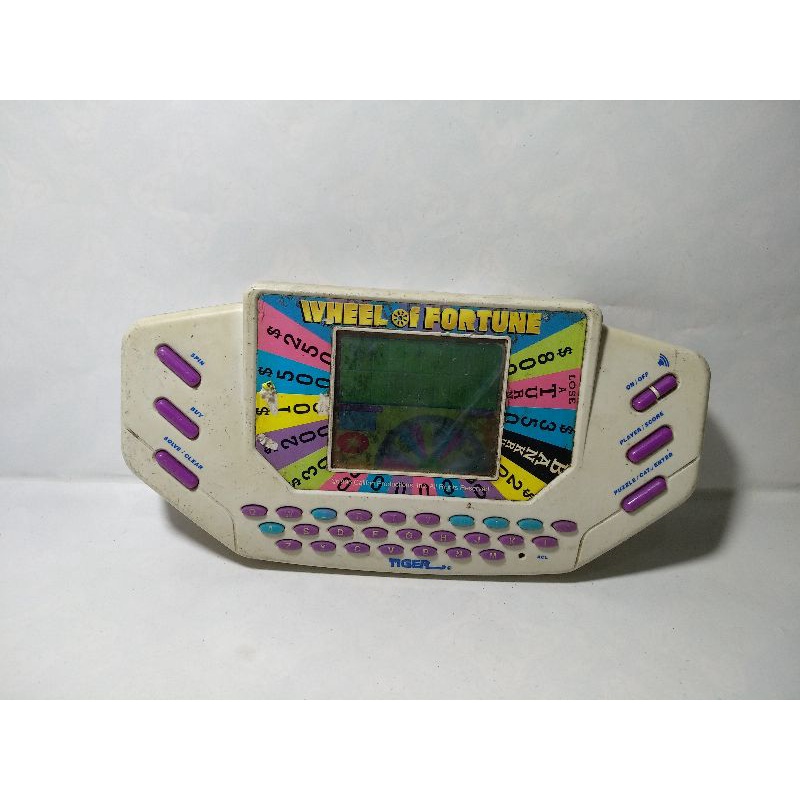 Game Watch Gimbot Gamebot Wheel Fortune Tiger Electronics 1995 Jadul Who Wants To Be Millionaire Toy