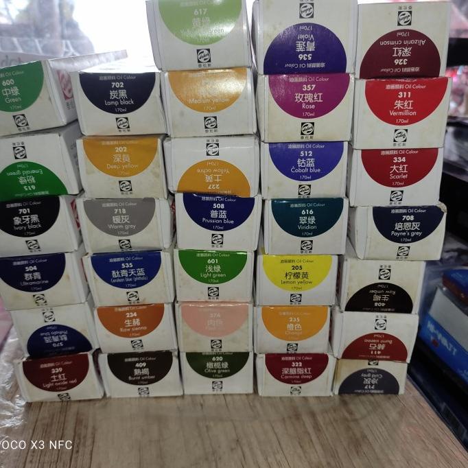 

hanya disini] cat minyak talens 170 ml ada 33 warna