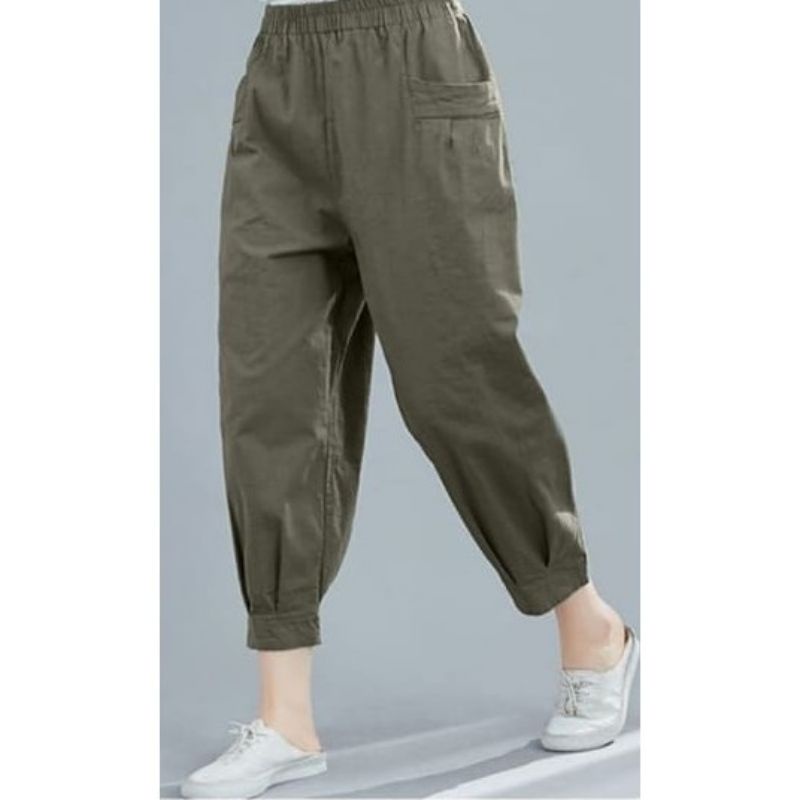 HARUKA PANT Celana Wanita Korean Style BaggyPant Hinata