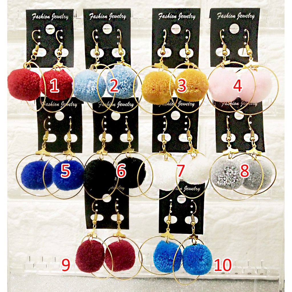 Anting Fashion Wanita Kekinian Aneka Model  284