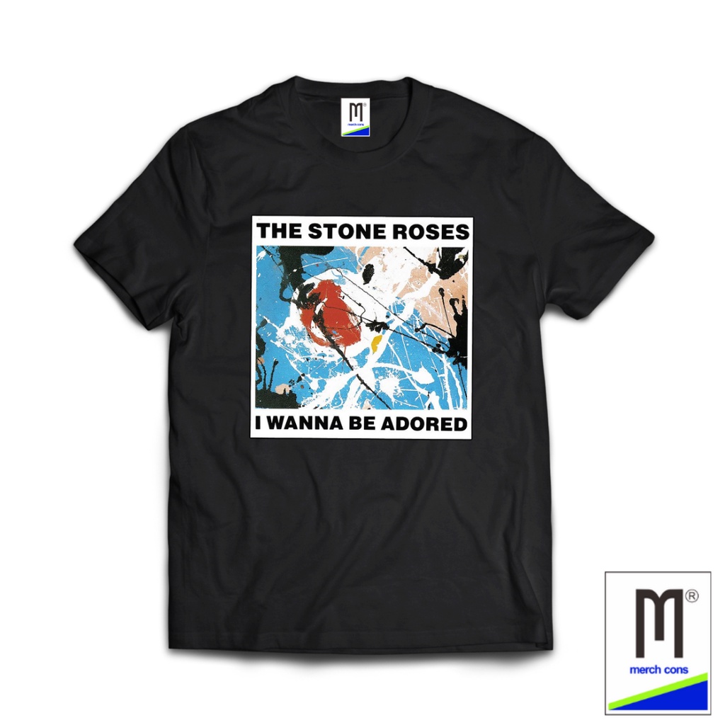 TSHIRT MARCHANDISE BAND THE STONE ROSES HITAM