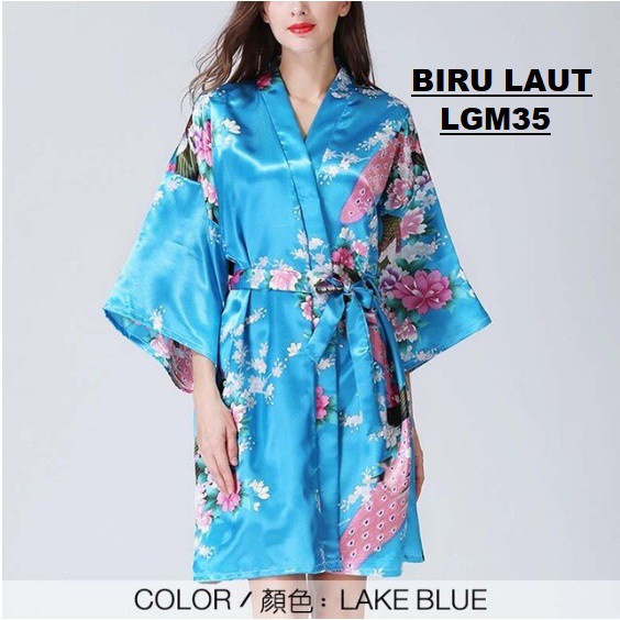 Kimono Satin Silk Pajamas LGM