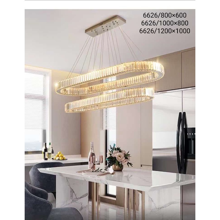 Lampu Gantung Kristal LED 6626