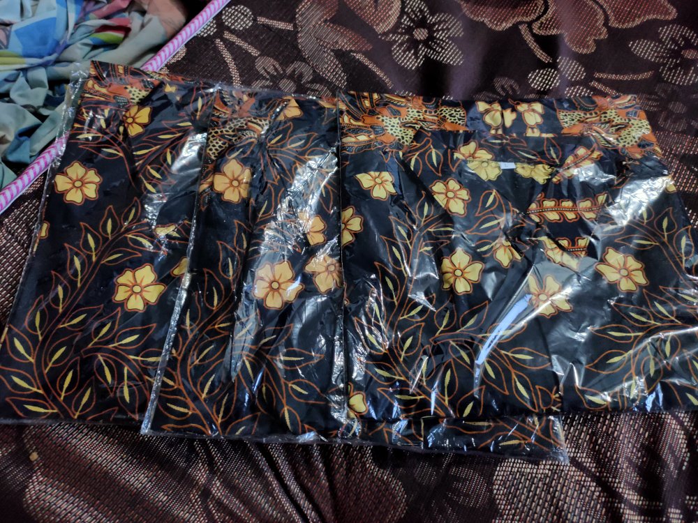 M, L, Xl, Xxl, Xxxl, Xxxxl, Xxxxxl Hem Kemeja Batik Pria Lengan Pendek Terviral Jumbo Batik Original