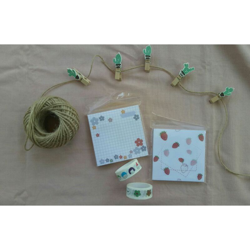 

Memopad lucu Memopad Unik Memopad Bunga Sticky Notes