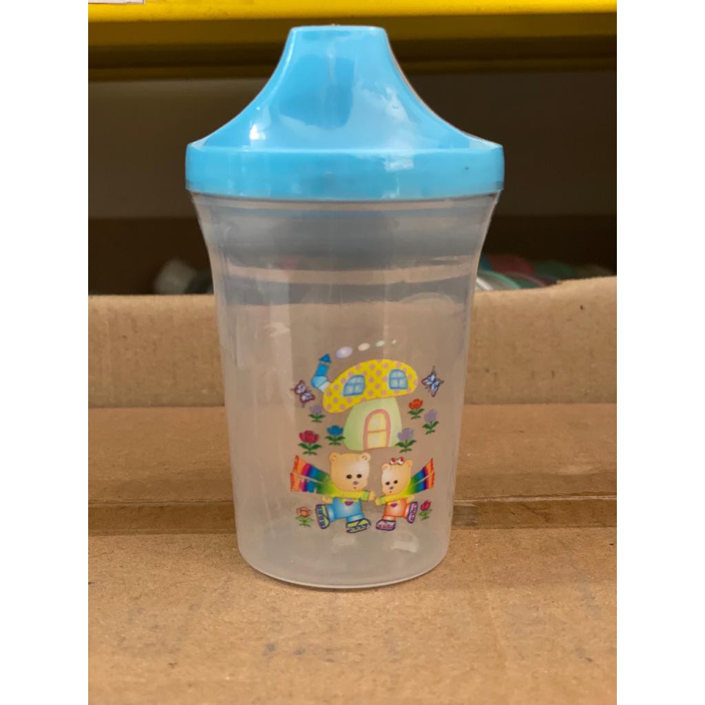 BOTOL DOT GELAS MINUM CUCUK CUP DRINKING SPOUT BAYI 240ml NINIO N-3009