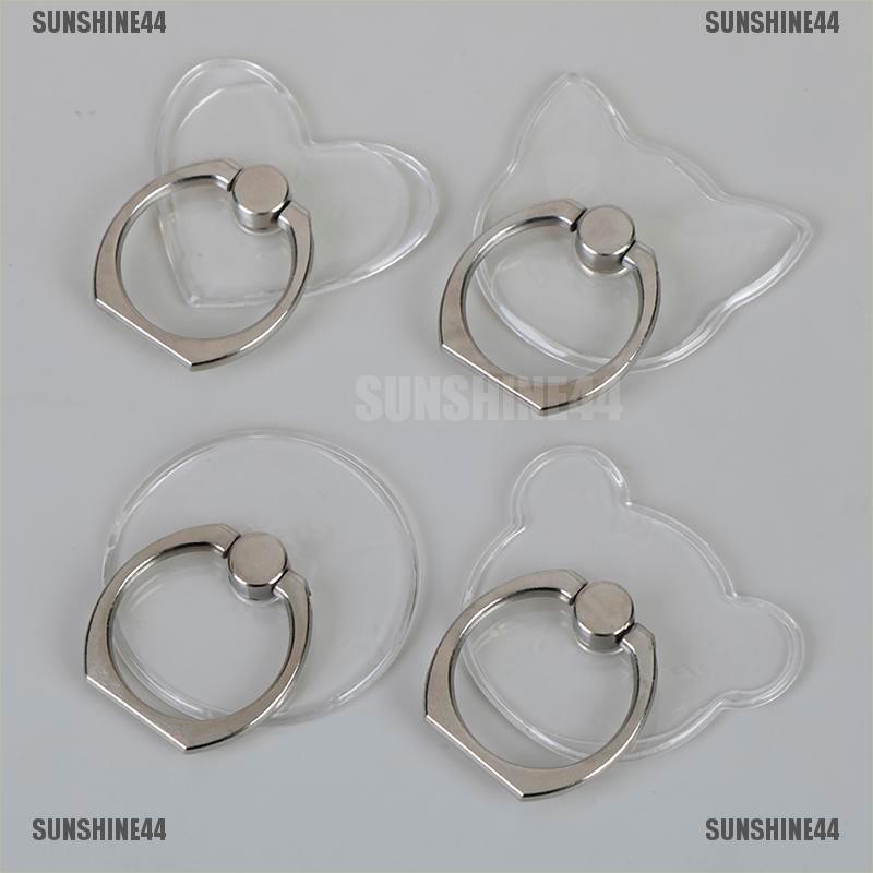 [SUN44] Clear mount holder mobile phone holder stand finger ring support desk cell phone [303]