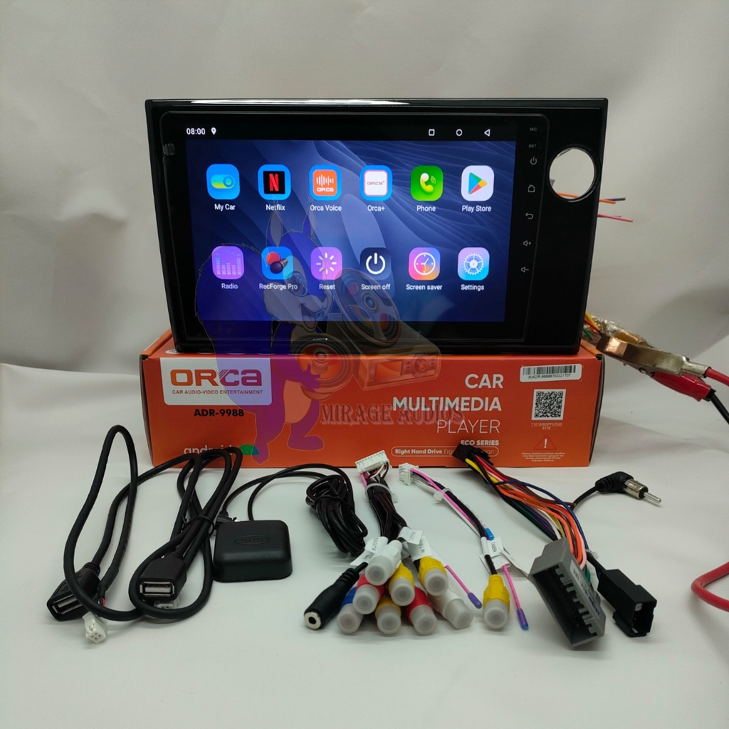Head Unit Android Orca Eco Brio - Brv - Mobilio 2016 - 2021 9 inch PNP-1