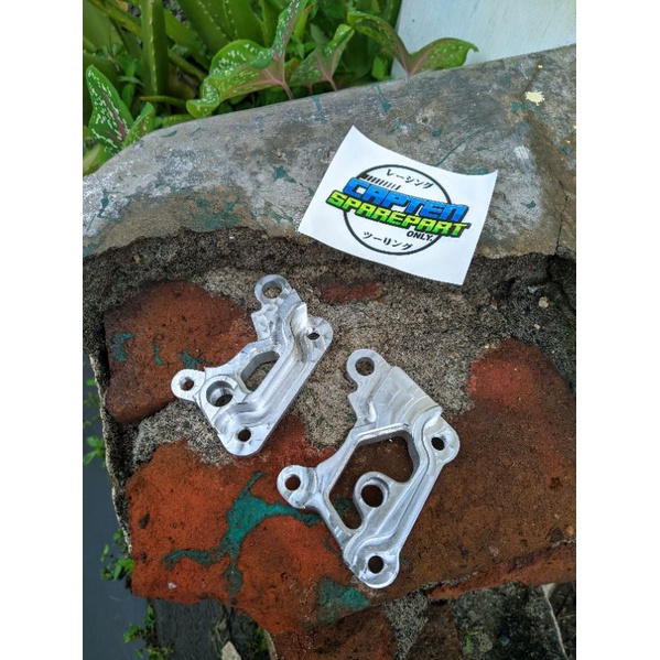breket kaliper depan rcb cnc shock ninja rr dan r