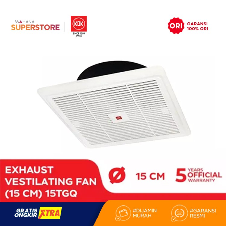 Jual KDK Exhaust Fan Ceiling 6 inch 15TGQ Shopee Indonesia