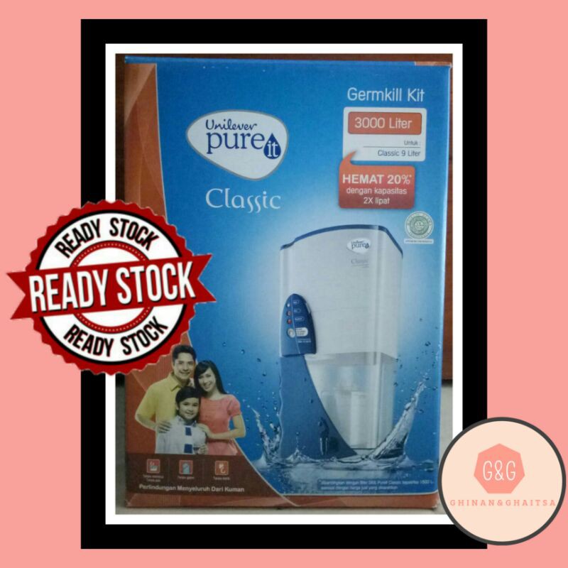 FILTER GERMKILL PURE IT 3000 LITER TYPE CLASSIC 9 LITER