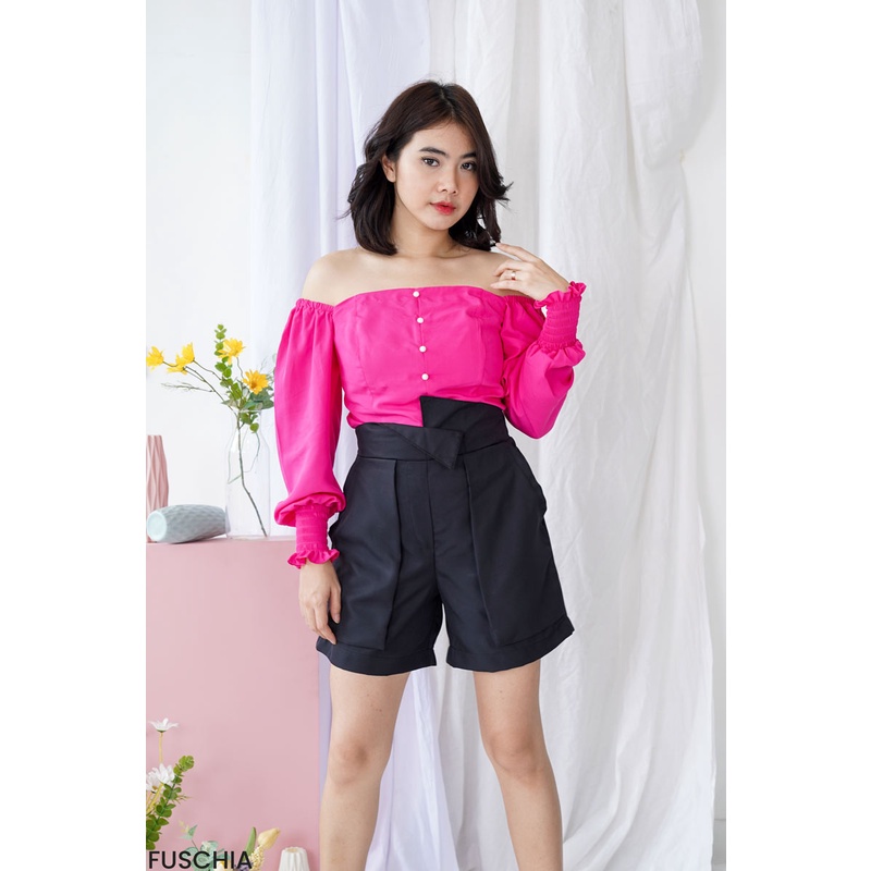 Acit Puff Blouse Atasan Top Wanita