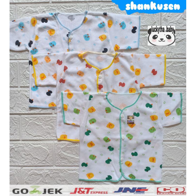 6pcs_ baju bayi SHANKUSEN DUCK size new born / baju shankusen /baju pendek/ baju baby