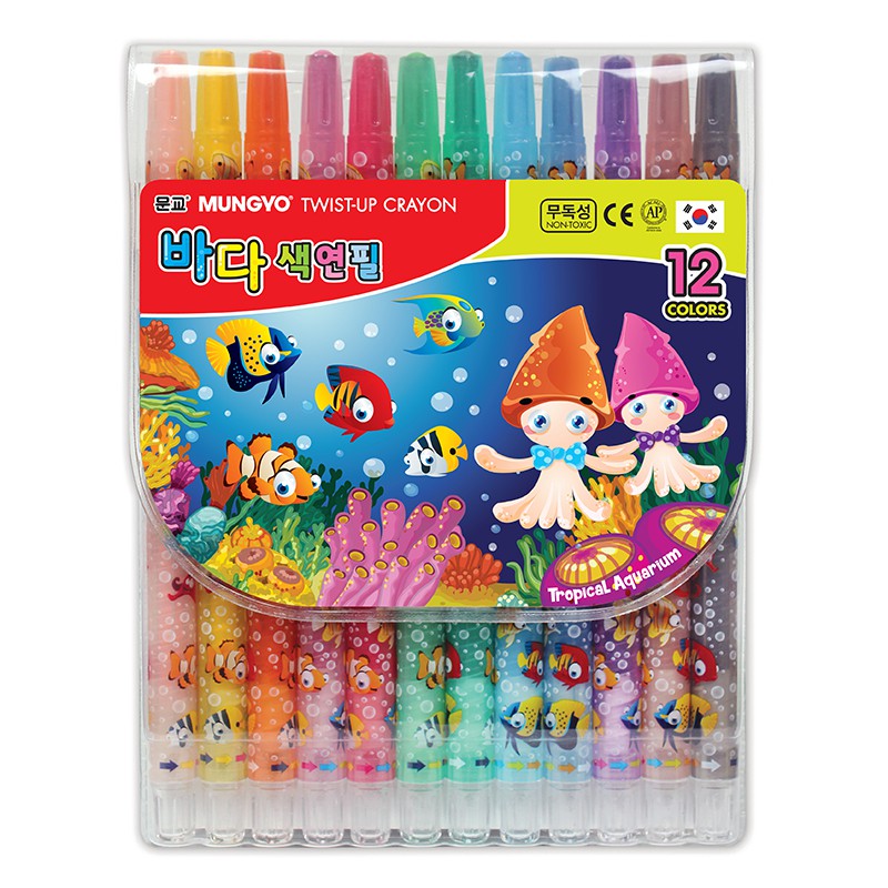 

Mungyo Official - Twist-up Crayons 12 Warna