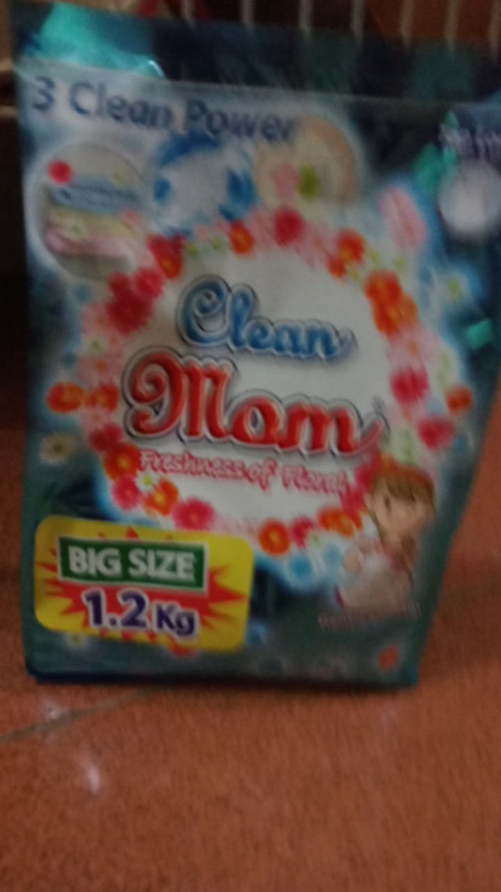Clean Mom Deterjen Bubuk Powder 800gr + Free 400gr | Kualitas Jepang