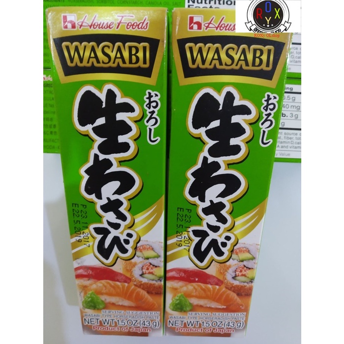 

House Neri Wasabi Tube 43gr