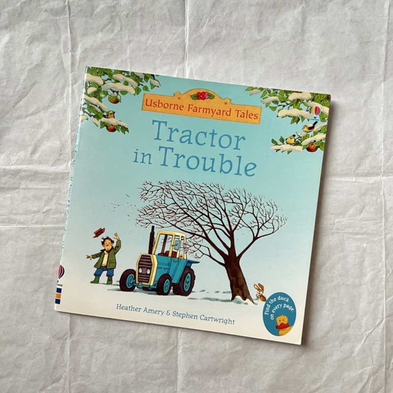 PL Usborne Mini Farmyard TRACTOR IN TROUBLE