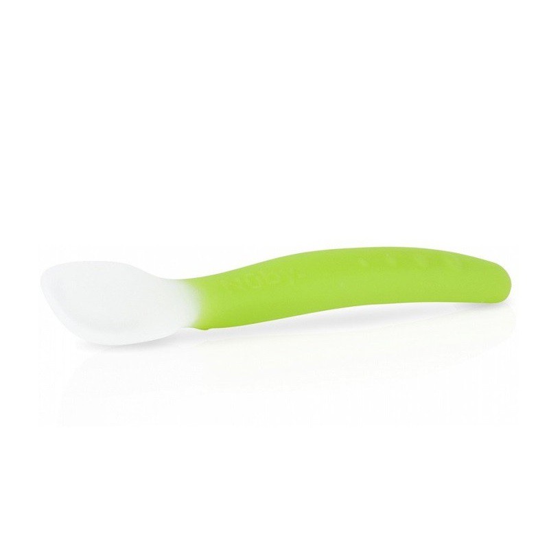 Nuby Garden Fresh Silicone Spoon With Case Sendok Bayi WHS