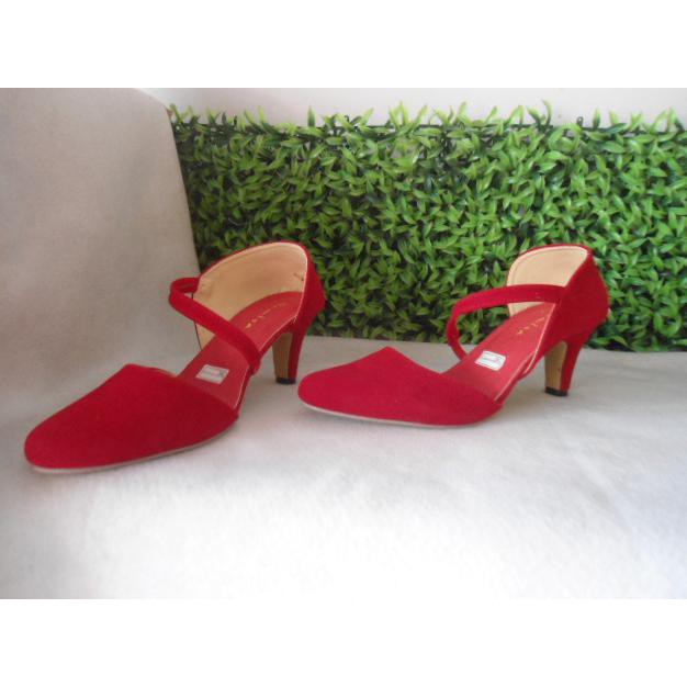 TERLARIS High Heels SW811 / high heels suede tinggi 7cm FREEONGKIR